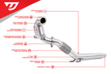 Downpipe for Jetta and Golf 1.4TSI EA211 Gen2